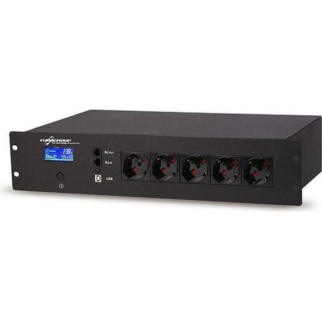 Multi-socket 5 schuko con rack ups 19'' 1200va 720w mtpmm120010r