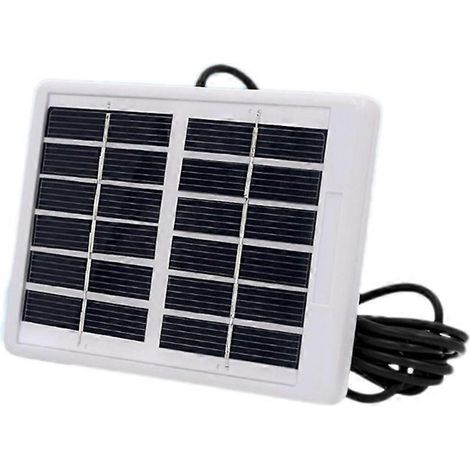 Panneau solaire 6V 1,2W, module de cellule solaire polycristalline, chargeur durable et étanche, lampe de secours (1/4)