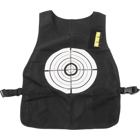 Gilet cible double face activé par l'eau, jeu de score aquatique pour adultes et enfants de taille moyenne (1/5)