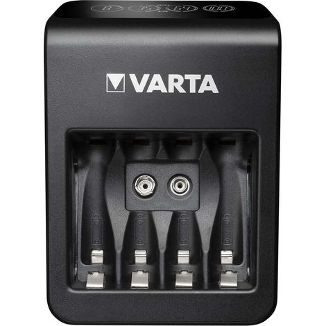 Cargador de enchufe lcd nimh aa aaa y 9 voltios incluidos 4x aa 2100 mah