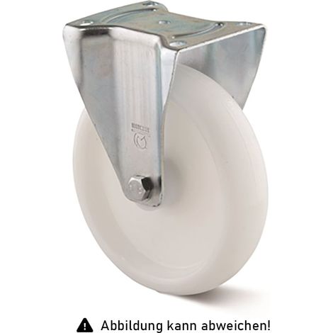 Rollcart Polyamid- Bockrolle Ø100x35mm 180kg Tragkraft