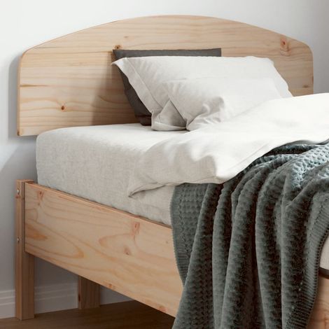 Testiera 90 cm in Legno Massello di Pino vidaXL