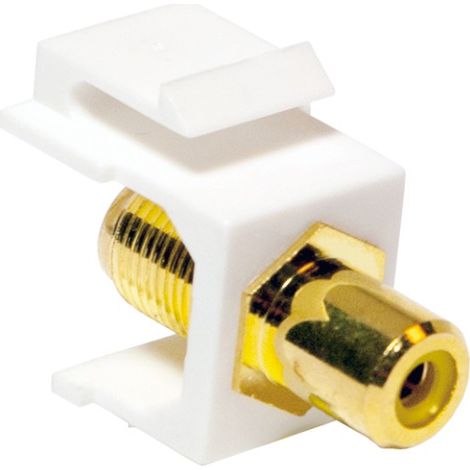 Logilink Adattatore Keystone RCA/F F/F Giallo (1/4)