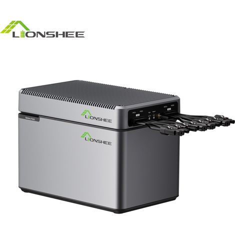 Station électrique portable LIONSHEE 1024Wh - Batterie LiFePO4 - IP65 / App / 6000 cycles - Compatible panneaux solaires - Urgence, coupure, camping