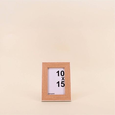 Cadre photo en relief beige 10x15cm (1/5)
