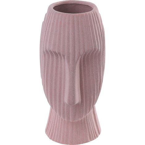 Flower Vase PALLINI Stoneware 24 cm Peach Pink (1/5)