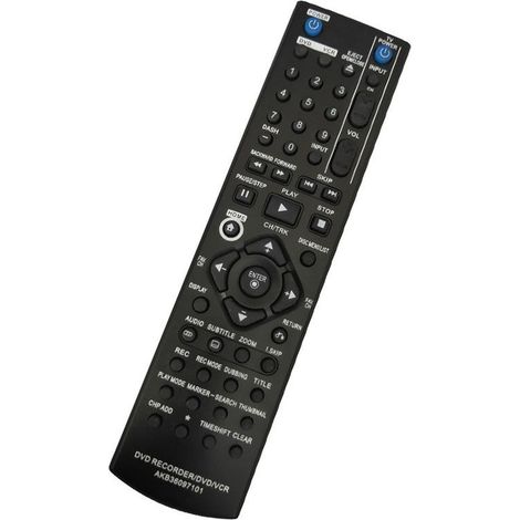 VURAHOME - Ersatzfernbedienung AKB36097101 für LG DVD-Recorder DVD VCR Fernbedienung RC897T RC397HM Fernbedienung (1/5)