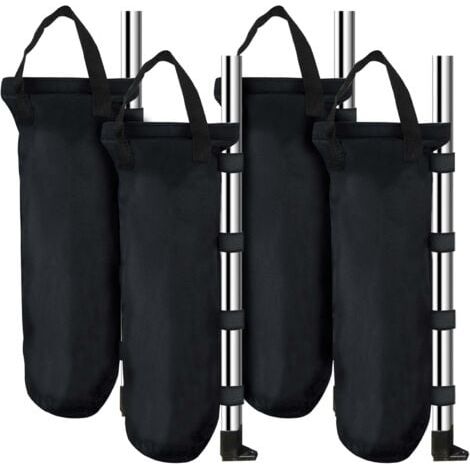 4 Sacs de Sable - Utilisés pour Augmenter Le Poids de la Jambe des Tonnelles Pop-Up, Tentes de Jardin, Parasols, Trampolines (1/4)