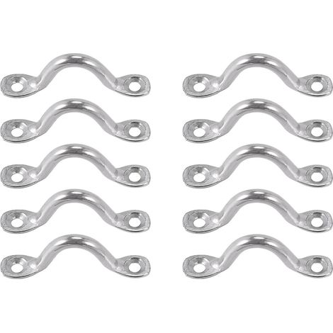 Lot de 10 œillets, sangles à œil, points d'ancrage pour kayak et canoë, boucle de fixation. (1/4)