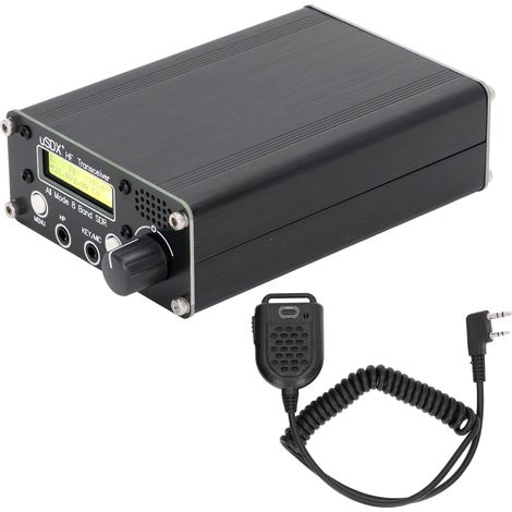 Émetteur-récepteur radio 8 bandes LCD SDR Mode complet HF SSB QRP avec connecteur d'antenne BNC sans alimentation (1/5)