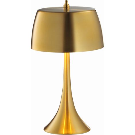 Lampada da tavolo Candellux Oxford oro 2xE14 touch metallo (1/2)