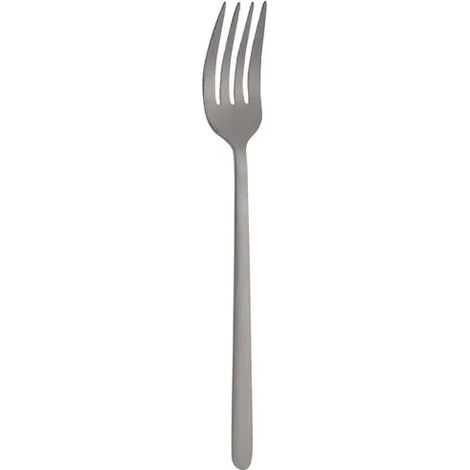 Jean Dubost Anuradha Satine set de 6 fourchettes de table inox satin 3,5 mm