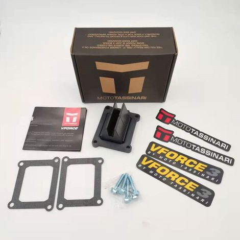 Soupape à palette V302A compatible Yamaha YZ 125 1995-2004, accessoire moteur deux temps améliorant compression, réactivité et rendement (1/5)