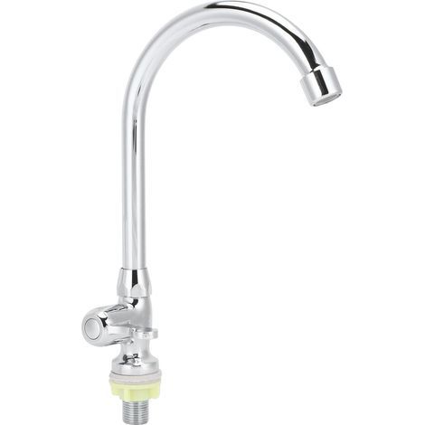 Schwenkbarer Küchen-/Waschbecken-/Waschraumhahn, G1/2, Außenwasserhahn für Garten und Waschküche (1/5)