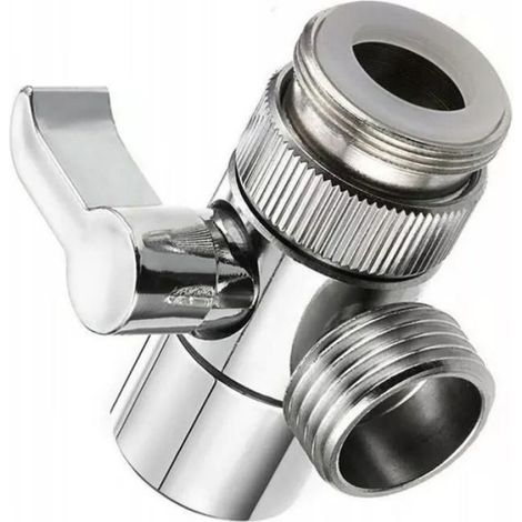 Aérateur Robinet - 2 Fonctions Douche et Écoulement Normal - Pour Évier Salle De Bain Cuisine Caravane - Laiton Sanitaire - Kit Complet (1/4)