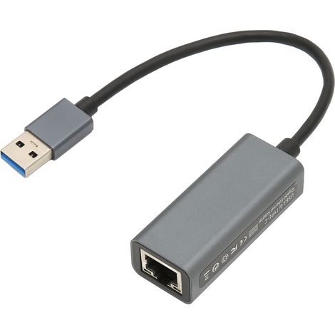 Adaptateur Ethernet USB-C vers RJ45 Gigabit, Compatible Mac, Windows 10, Plug-and-Play (1/5)