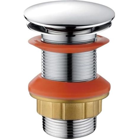 Raccord de drainage pop-up en laiton chromé G1 1/4" BSPP (40 mm) pour salle de bain, résistant à la corrosion, pour évier de cuisine Vanity Lavatory Sink (1/5)