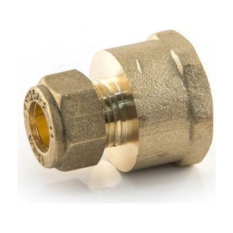 Raccord À Compression Conex - Cuivre 10 mm × 1/2 Pouces - Pour Tuyaux En Cuivre - Installation Solaire Chauffage Eau - 1 Pièce