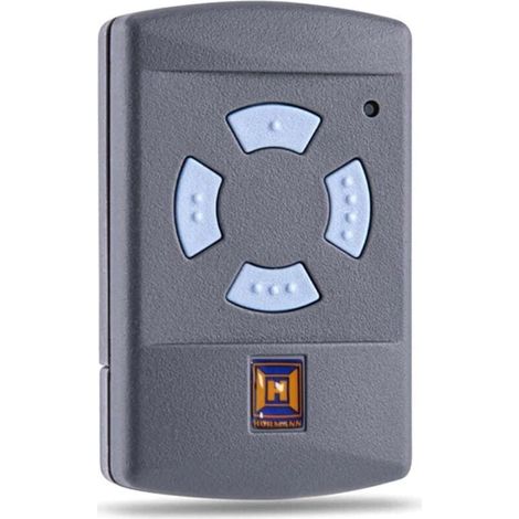 Télécommande de garage HSM4 868 MHz, télécommande de porte, remplacement pour Hörmann émetteur portatif HSM 4, 868,3 MHz, 4 touches, portée 30 m, avec pile