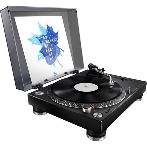 Pioneer PLX-500 Platine dj à entrainement direct Noir (1/5)