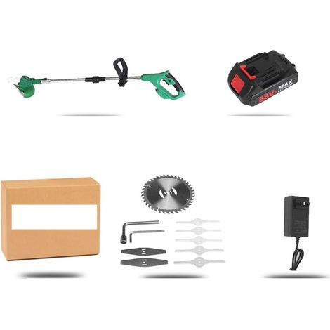 2000W 88VF Tondeuse à Gazon électrique Coupe-Herbe sans Fil Taille-haie Longueur Ajuster élagage Outils de Jardin(1 Battery US Plug) (1/5)