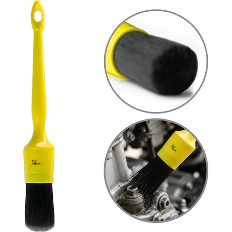 Cepillo de detalles para motocicletas Xzone, cerdas suaves, llantas, detalles del motor (1/5)