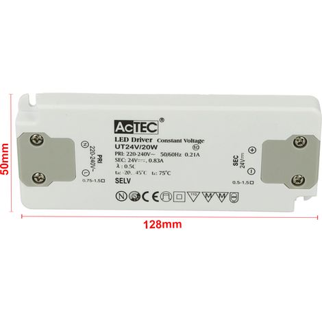 Alimentatore Trasformatore CV Super Slim 14mm 24V 20W 0,83A (1/3)