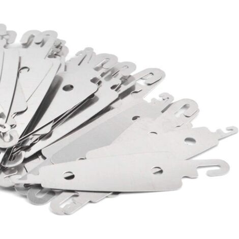 Lot de 50 enfile-aiguilles à coudre en acier inoxydable-Karteo (1/4)