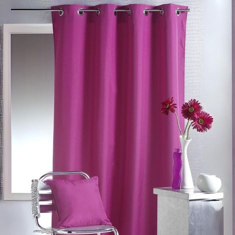 Rideau extérieur coloré imperméable résistant aux UV Fuchsia 140x260 cm