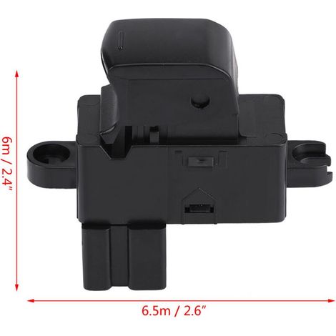 Bouton de commande principal de lève-vitre électrique pour Nissan Murano, Teana et Qashq (référence 25411JD000) (1/5)
