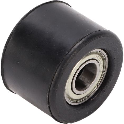 Tendeur de poulie à rouleau de chaîne, roue de guidage noire de haute dureté de 10mm pour motos tout-terrain (1/5)