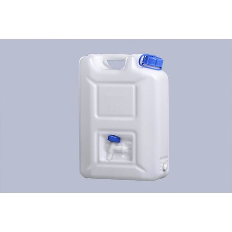 hünersdorff Wasserkanister 22 l HD-PE stapelbar, mit Auslaufhahn - 816700 (1/10)