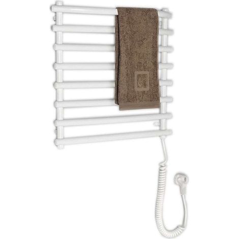 Aqualine - Toallero eléctrico, 57x47 cm, blanco SU110A (1/5)