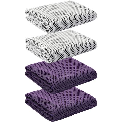 Serviette De Refroidissement - Microfibre Respirante Pour Yoga Course Gym Et Activités Extérieures - Lot De 1 (1/5)