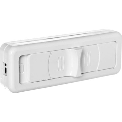 Interruttore a scorrimento, passante o terminale, bipolare, 2,5 A/250 V, bianco, WS-2P/bianco