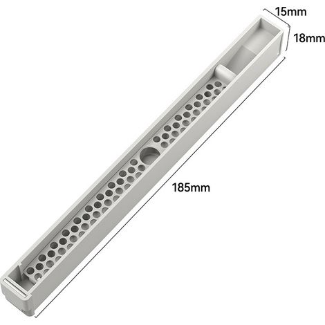 Accessoires compatibles avec la balayeuse Ecovacs X8 : housse de rouleau X8Pro Plus et plaque de guidage du réservoir d'eaux usées (1/4)