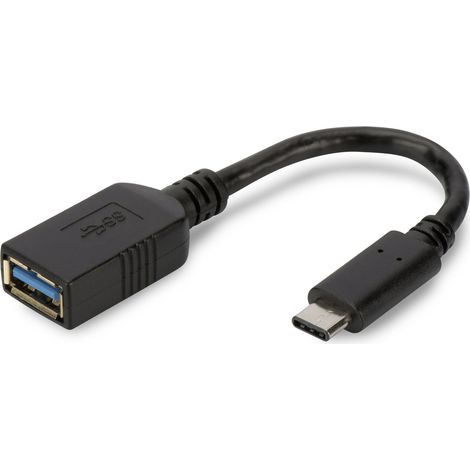 Digitus USB 3.2 Gen 1 (USB 3.0) Adapter [1x USB 3.2 Gen 1 Buchse A (USB 3.0) - 1x USB 3.2 Gen 1 Stec (1/4)