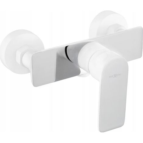 Mexen Alfa rubinetto doccia, bianco/cromo - 745740-02 (1/2)