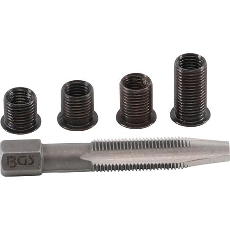 BGS Reparatursatz für Zündkerzengewinde M8 x 1,0 mm 5tlg. - 167