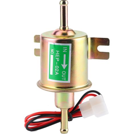 12V 36 PSI Inline Gas Diesel Electric Fuel Pump Basse Pression HEP02A pour Voiture Camion Bateau (1/5)