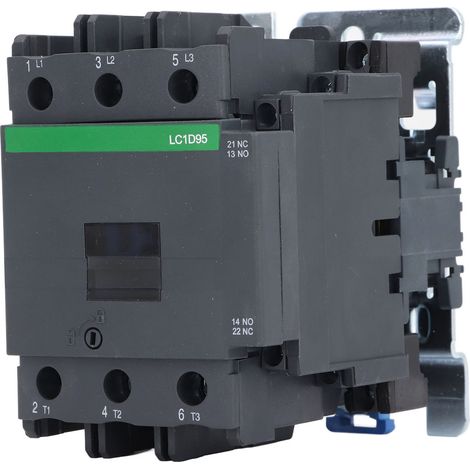 Contacteur ca 1NO 1NC 95A 380V, bobine haute tension, contrôleur de moteur à Contact argenté LC1D95 AC380V (1/5)
