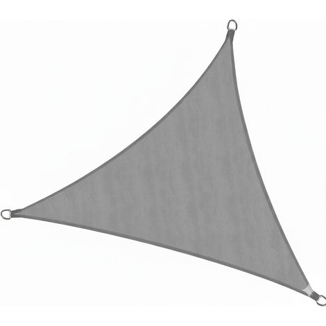 Sonnensegel dreieckig Wasserdicht 3x3x3m SolVision PS9, Grau