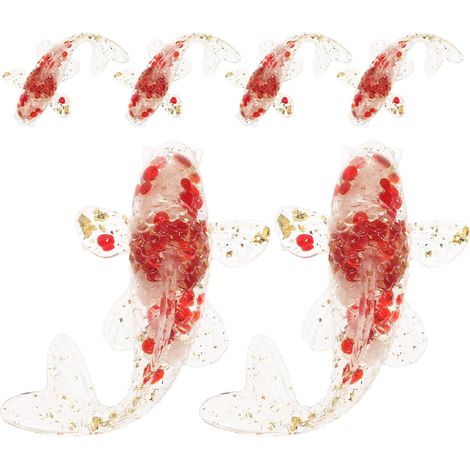 Petites Figurines de Poissons Décor D'aquarium Réaliste et Raffiné Lot de 6 en et Résine pour Décoration Maison et Loisirs Créatifs (1/5)