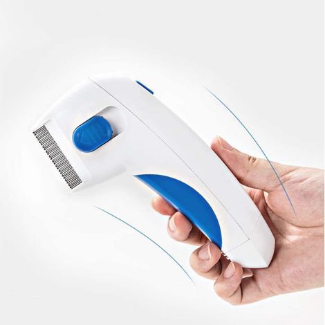 Flea comb for dogs, electric brush for flea removal (1/4)