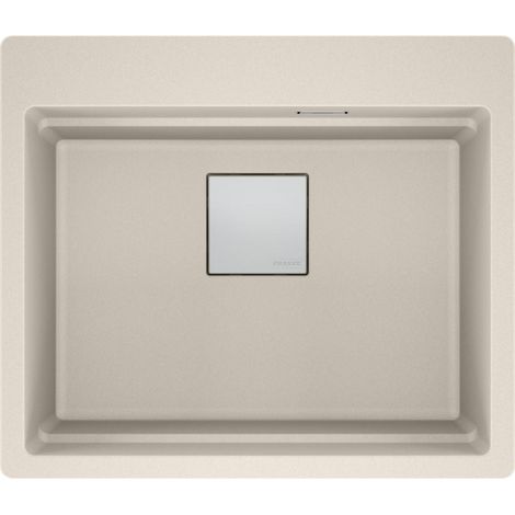 Evier Franke Kubus 2.0 Pro Fragranit+ KNG610-53 - Café Crème - Vidage : Automatique