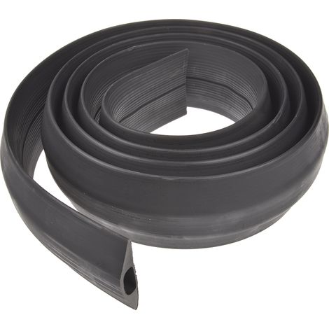 Rs Pro – Protège câble caoutchouc noir 30mm – Longueur 3m – Anti-trébuchement – Protection câbles contre dommages – Pour bureaux et espaces confinés