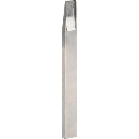 Lederlocher aus legiertem Stahl, Perforationswerkzeug für Lederarbeiten und Handflechten, 8 mm (1/5)