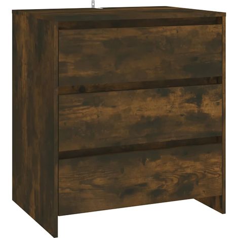 Maison Exclusive - Aparador madera contrachapada color roble ahum (1/5)