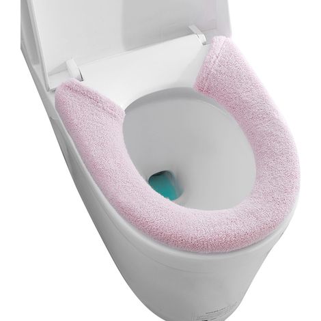 Housse De Toilette - Polyester Extensible - Pour Abattants Ronds Et Étroits - 71 Cm - 80 G - Lot De 1 (1/5)
