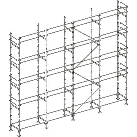 Échafaudage Altrad Façadier 130 m²